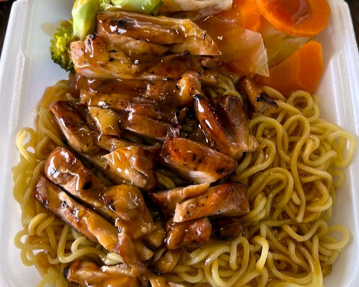 Teriyaki Chicken Combo with noodles